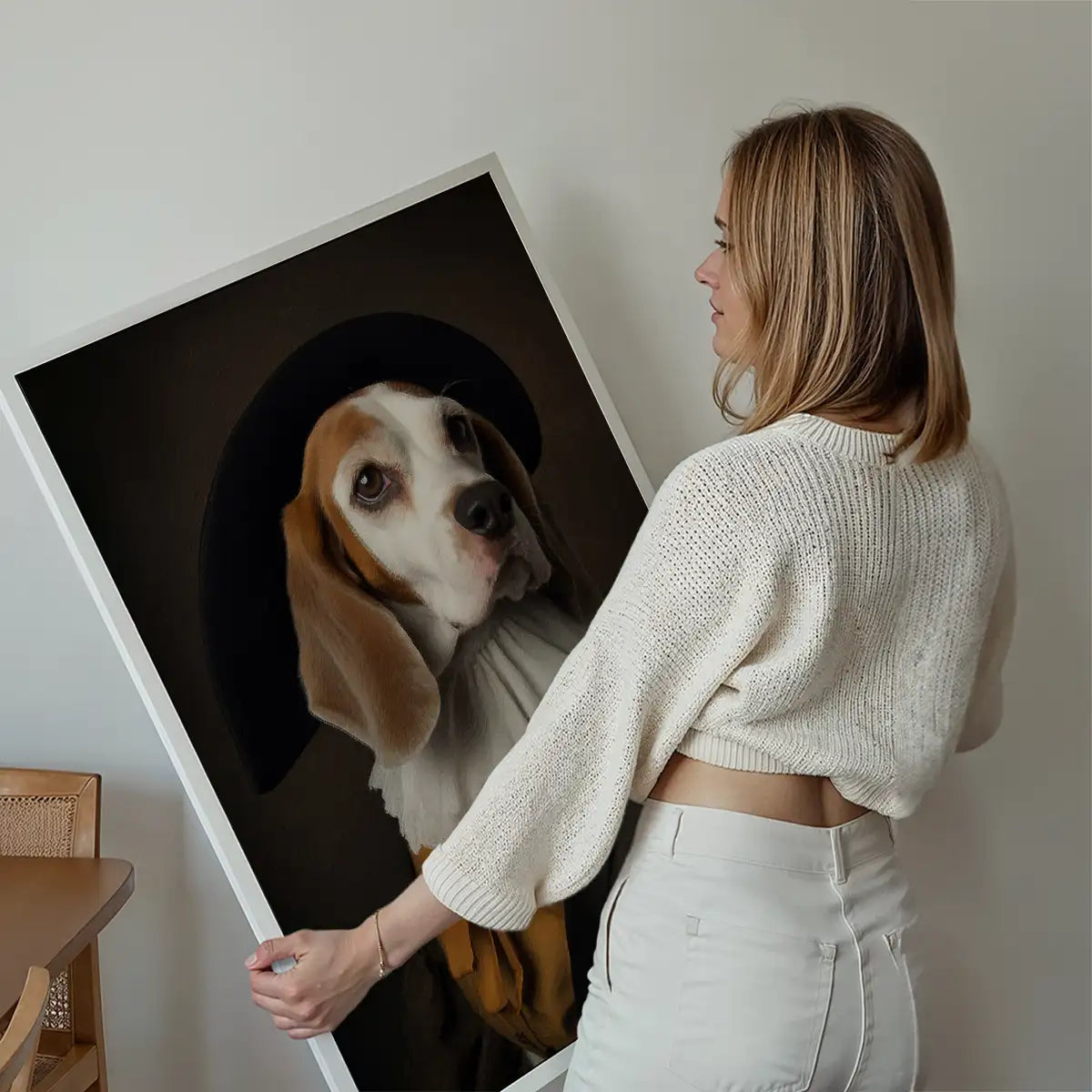 Beagle Dog Portrait Print