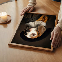 Beagle Dog Portrait Print