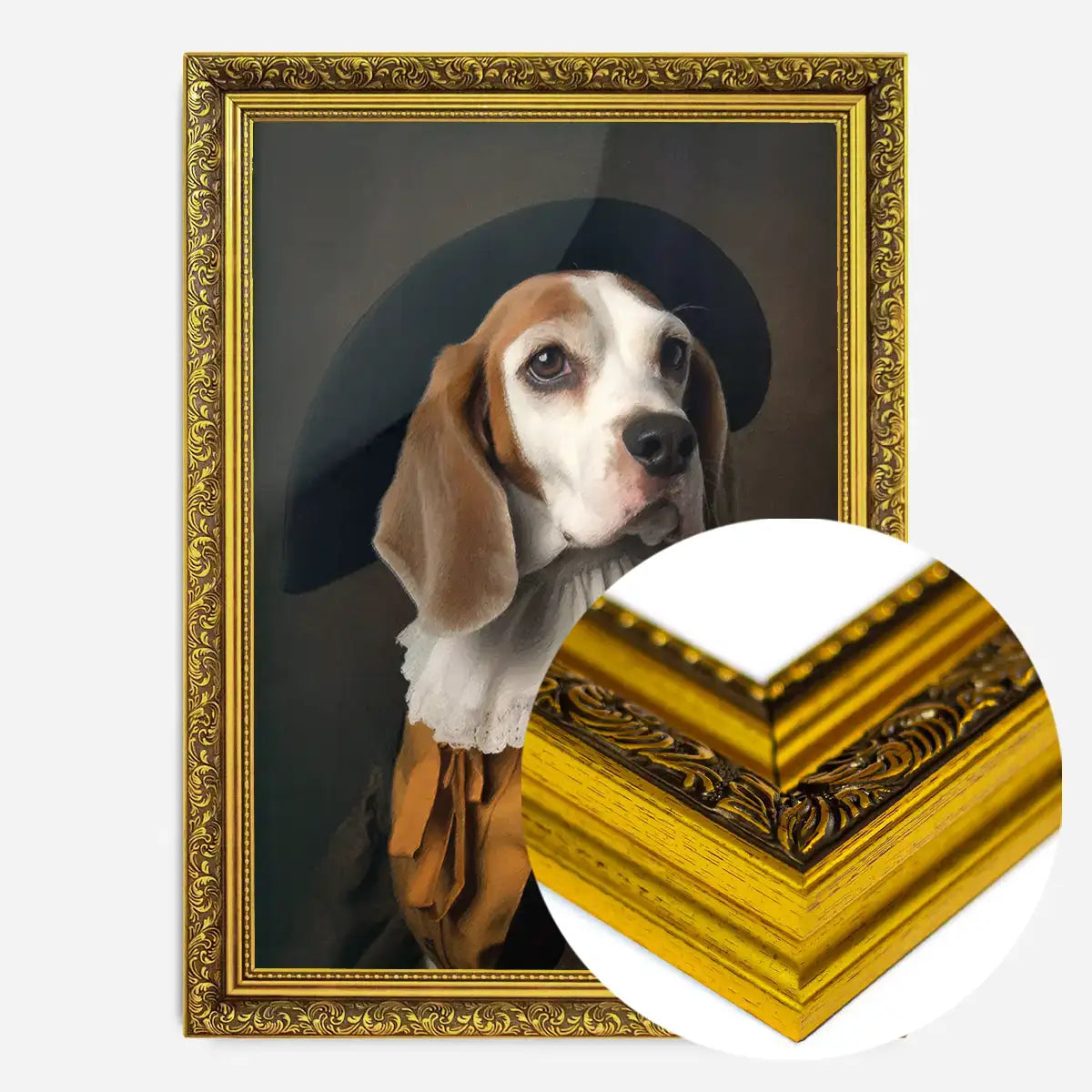 Beagle Dog Portrait Print