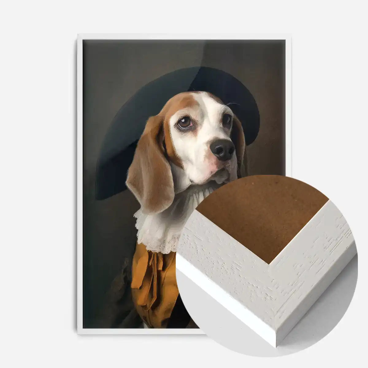 Beagle Dog Portrait Print
