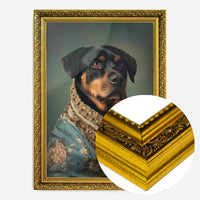 Rottweiler Dog Portrait Print