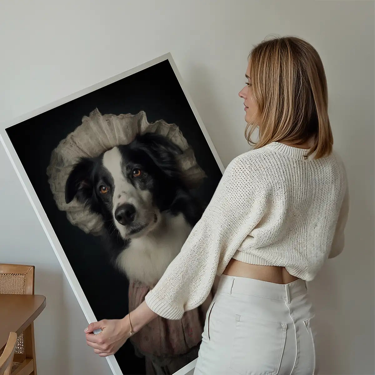 Border Collie Dog Portrait Print