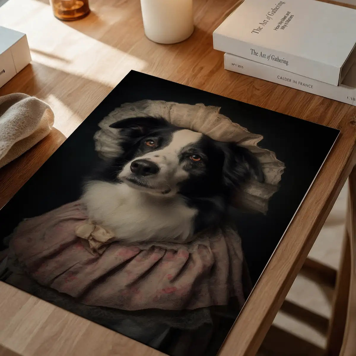 Border Collie Dog Portrait Print