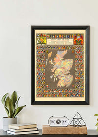 1975 Map of Scotland of Old