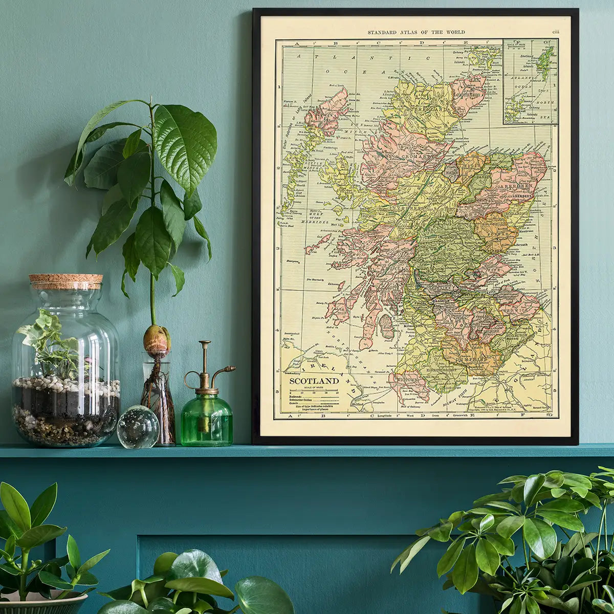 C. S. Hammond map of Scotland