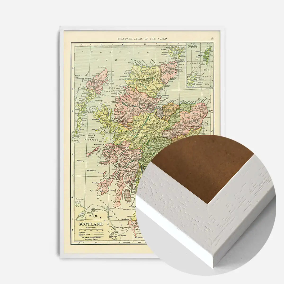 C. S. Hammond map of Scotland