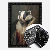 Badger Lady Portrait Print