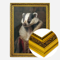 Badger Lady Portrait Print