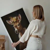Deer Lady Portrait Print