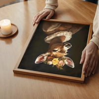 Deer Lady Portrait Print