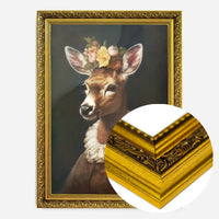 Deer Lady Portrait Print