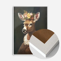 Deer Lady Portrait Print