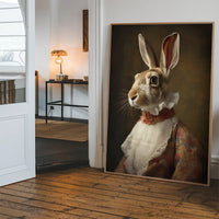 Hare Lady Portrait Print
