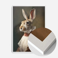 Hare Lady Portrait Print