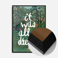 Henri Rousseau It Was All A Dream Paint Print