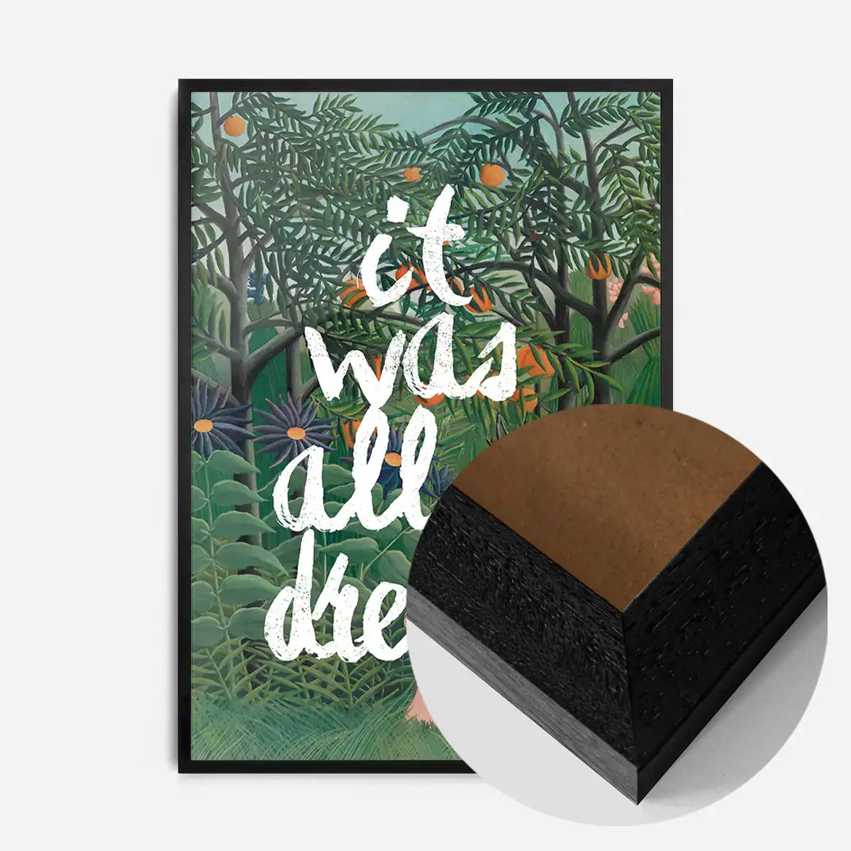 Henri Rousseau It Was All A Dream Paint Print