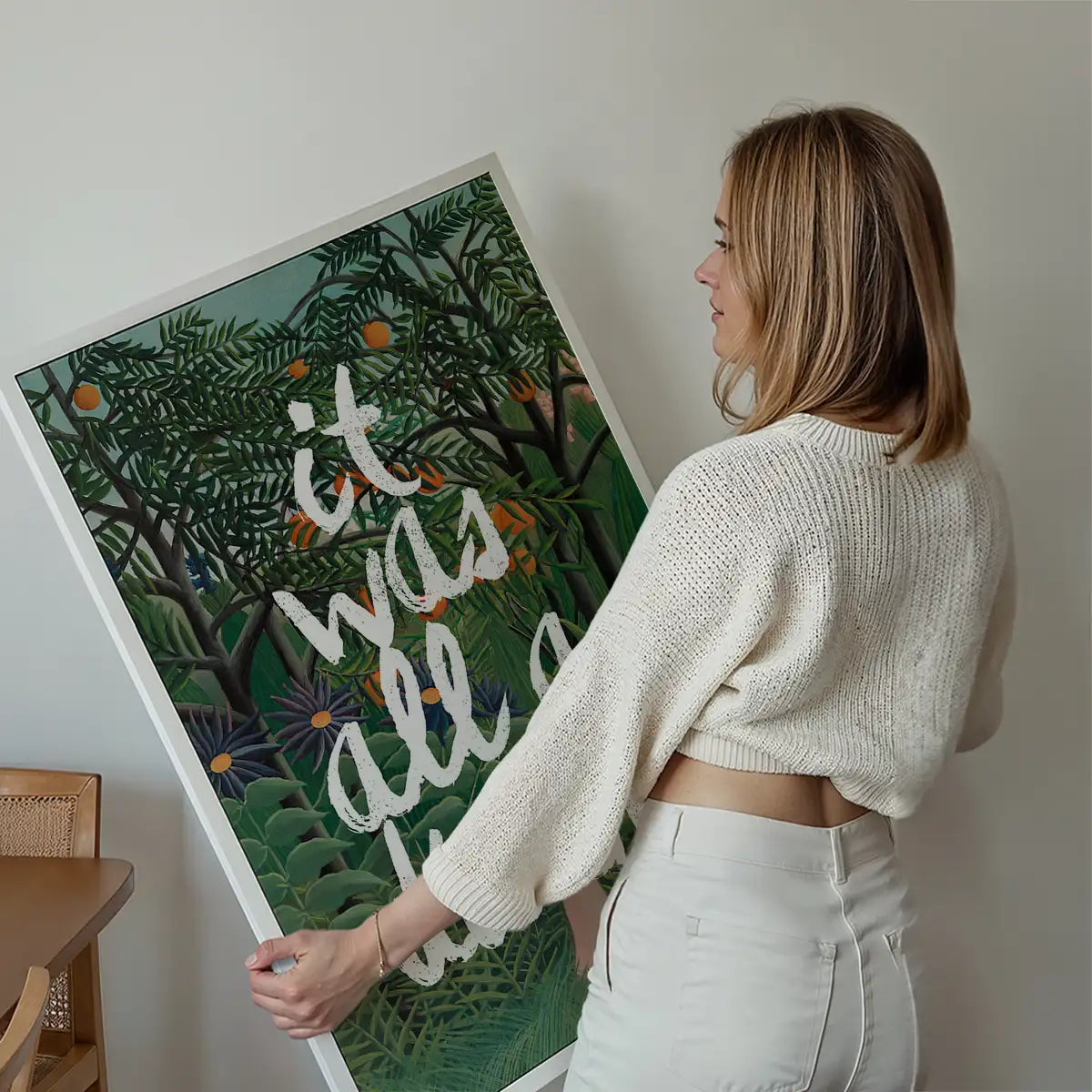 Henri Rousseau It Was All A Dream Paint Print