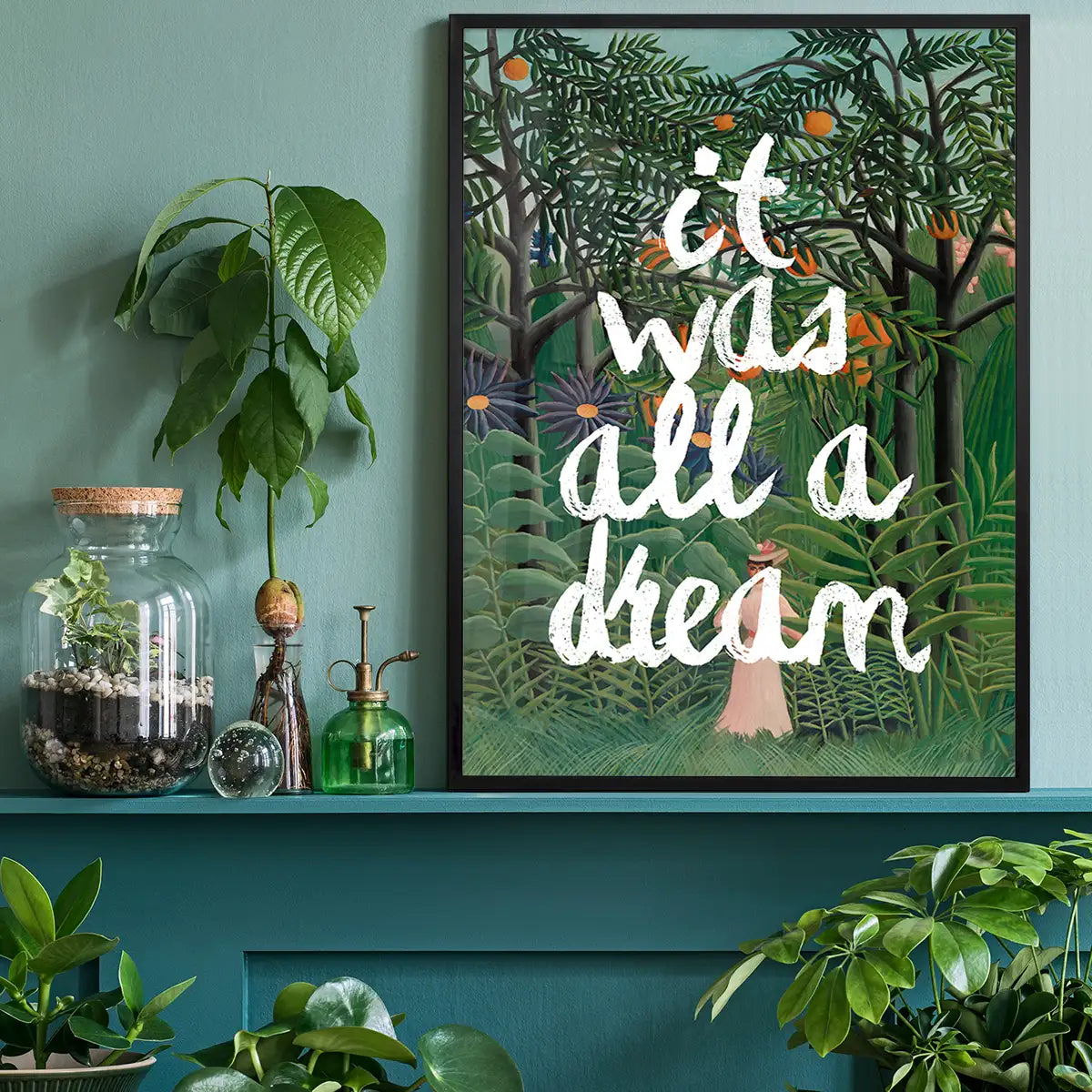 Henri Rousseau It Was All A Dream Paint Print