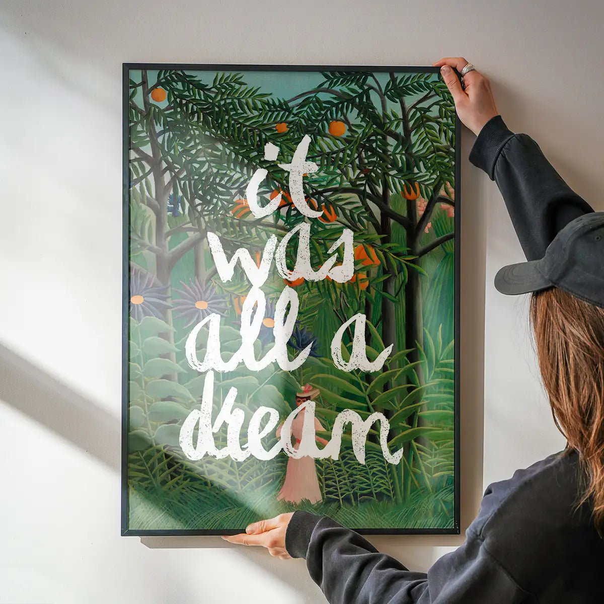 Henri Rousseau It Was All A Dream Paint Print