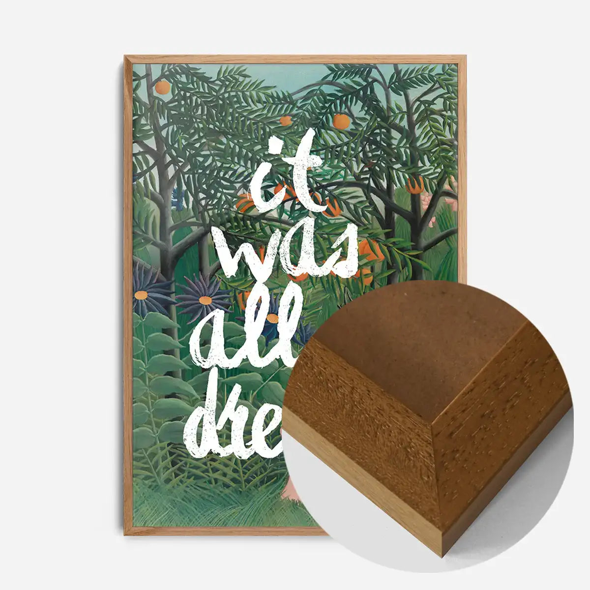 Henri Rousseau It Was All A Dream Paint Print