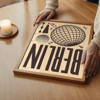 Berlin Abstract Style Music Type Print