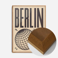 Berlin Abstract Style Music Type Print