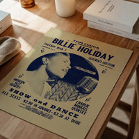 Billie Holiday Jazz Concert Poster Print