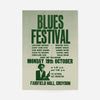 Blues Festival Music Concert Poster Print