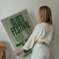Blues Festival Music Concert Poster Print