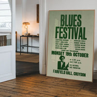 Blues Festival Music Concert Poster Print