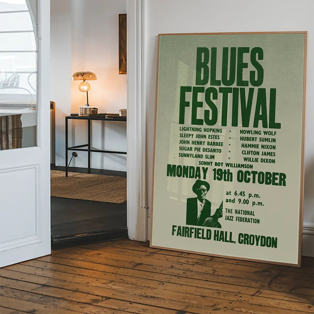 Blues Festival Music Concert Poster Print