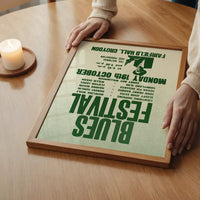 Blues Festival Music Concert Poster Print