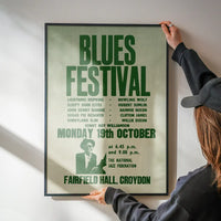 Blues Festival Music Concert Poster Print