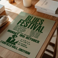 Blues Festival Music Concert Poster Print