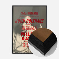 John Coltrane Miles Davis Music Poster Print