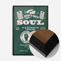 Northern Soul Motown Music Poster Pink Print