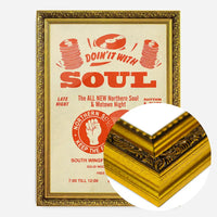 Northern Soul Motown Music Poster Orange Print