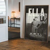 Ella Fitzgerald Music Concert Poster Print