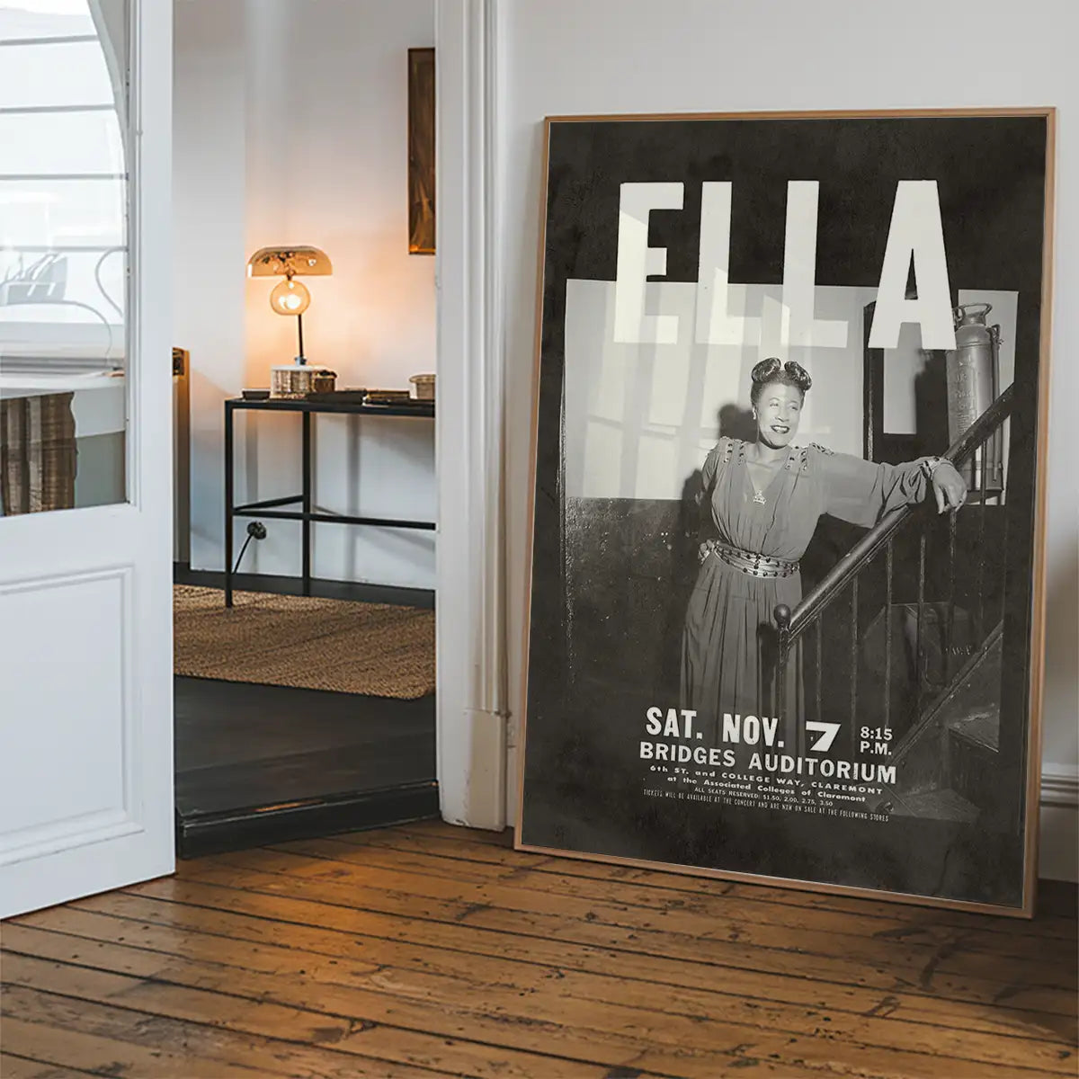 Ella Fitzgerald Music Concert Poster Print