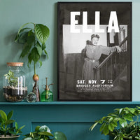 Ella Fitzgerald Music Concert Poster Print