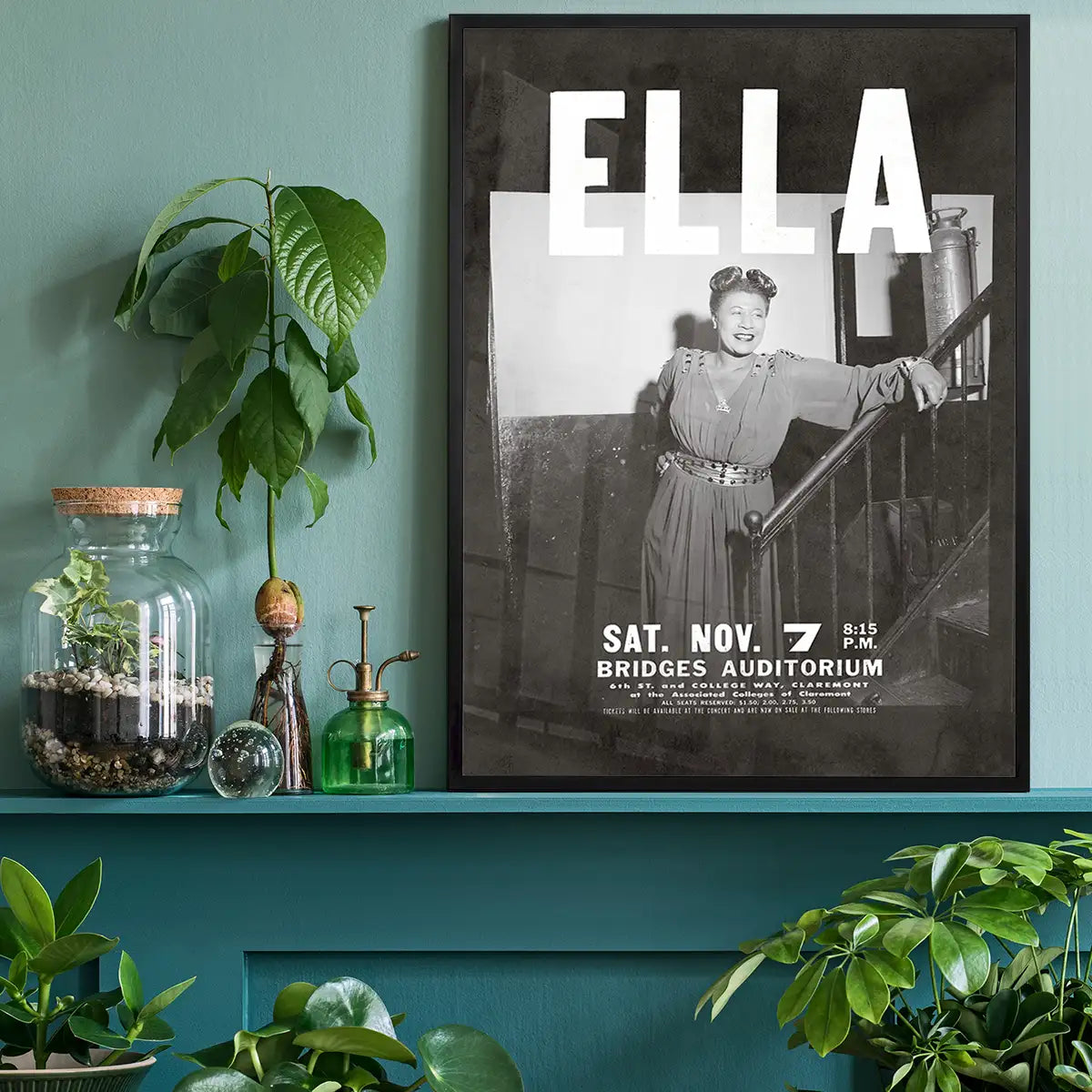 Ella Fitzgerald Music Concert Poster Print