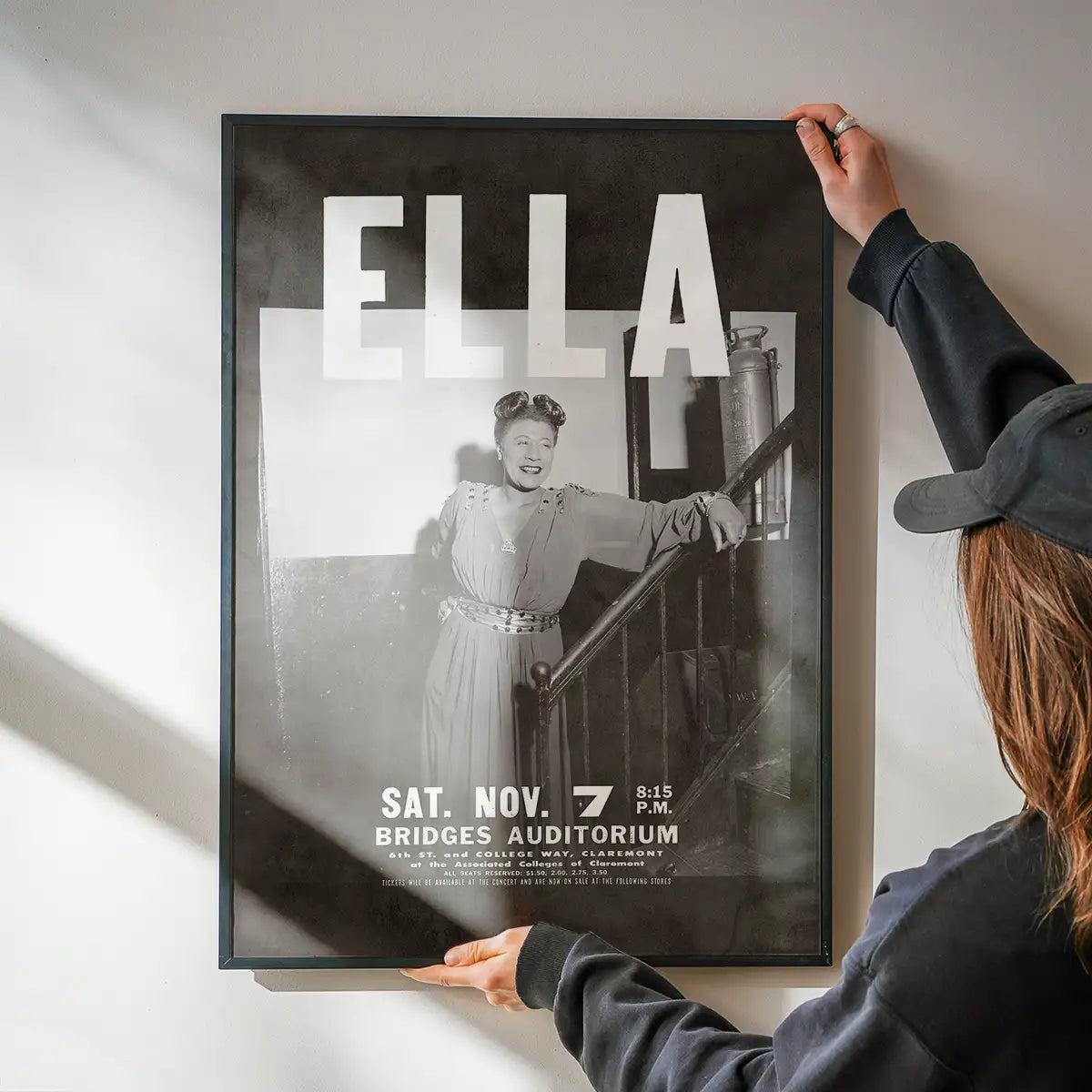 Ella Fitzgerald Music Concert Poster Print