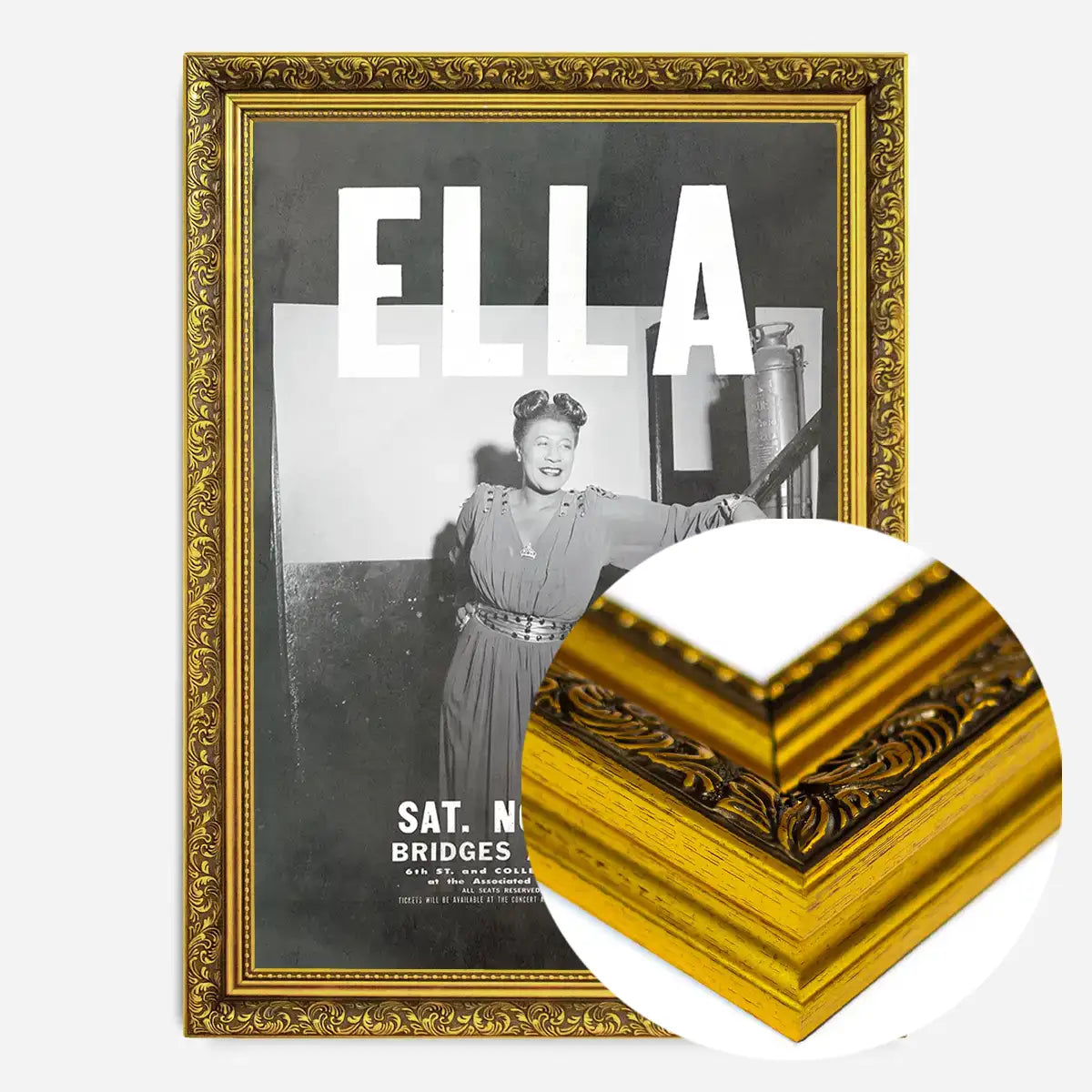 Ella Fitzgerald Music Concert Poster Print