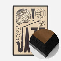Jazz Abstract Style Type Print