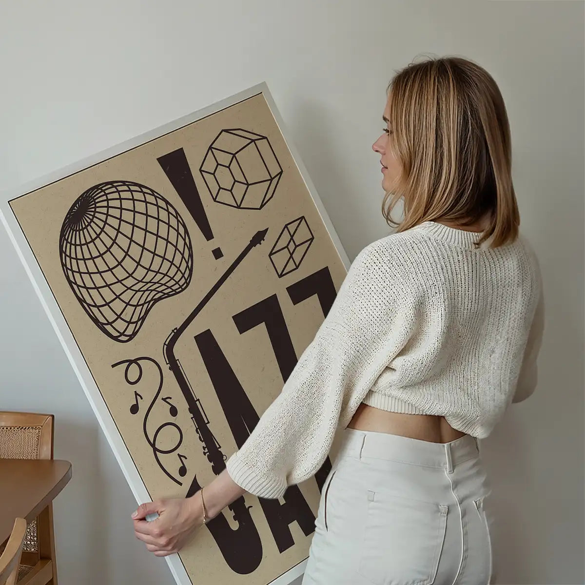 Jazz Abstract Style Type Print