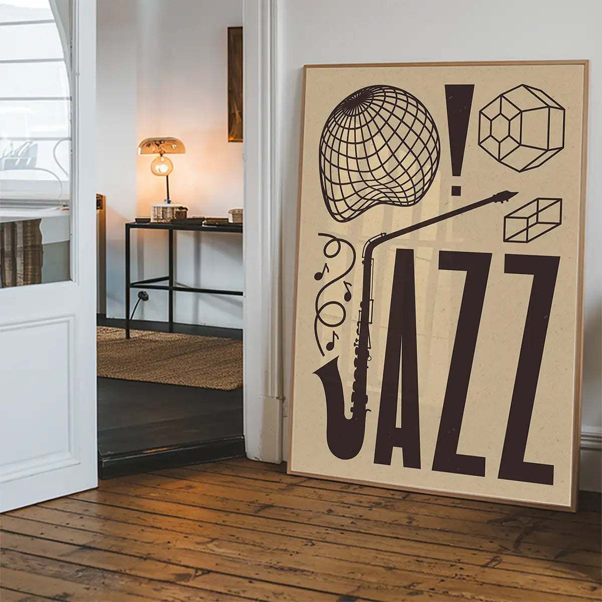 Jazz Abstract Style Type Print