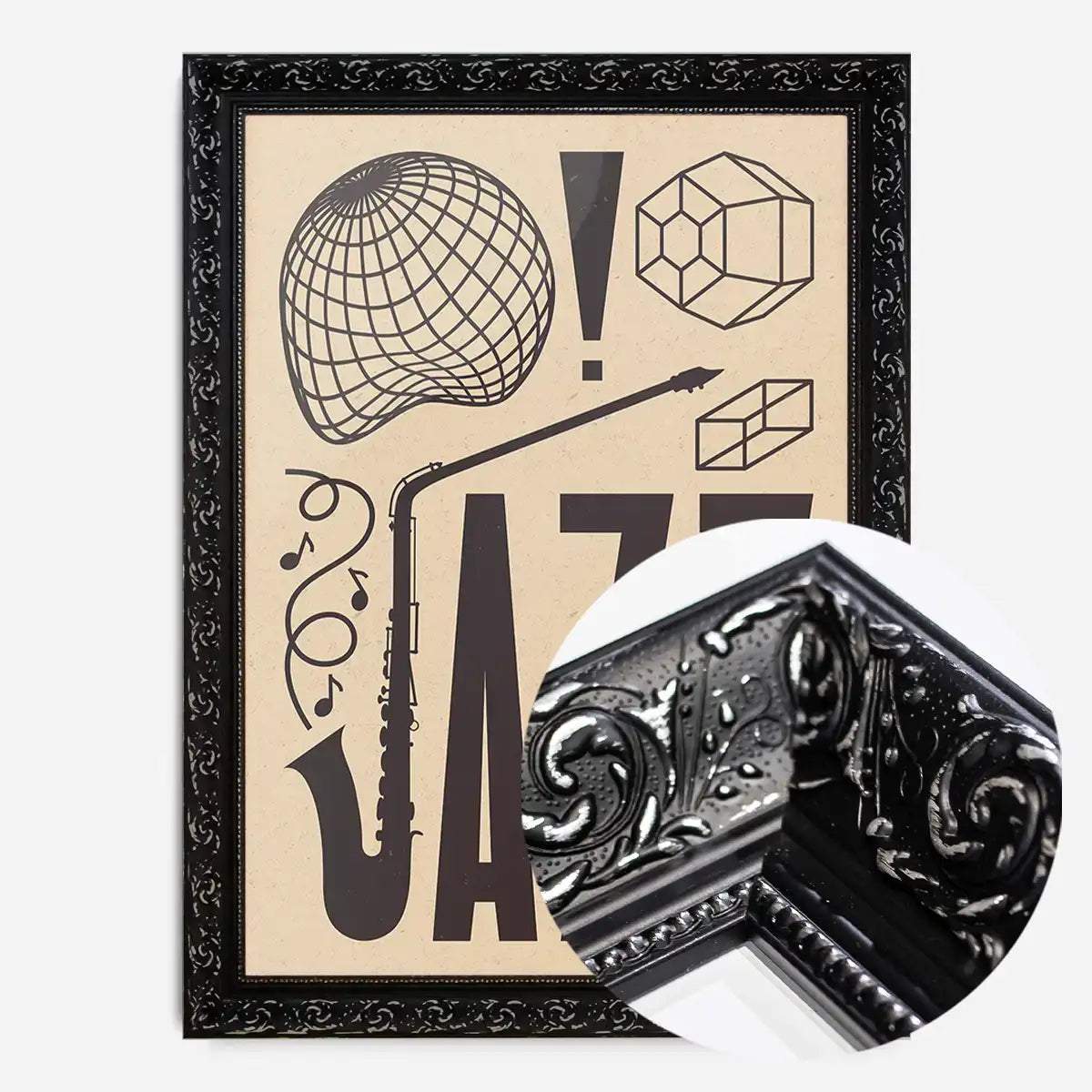 Jazz Abstract Style Type Print