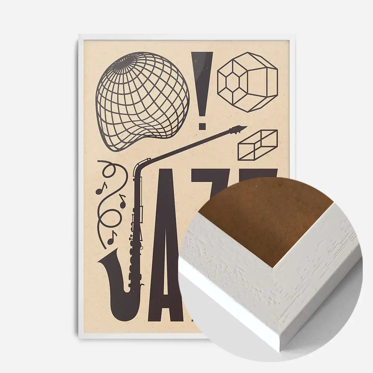 Jazz Abstract Style Type Print