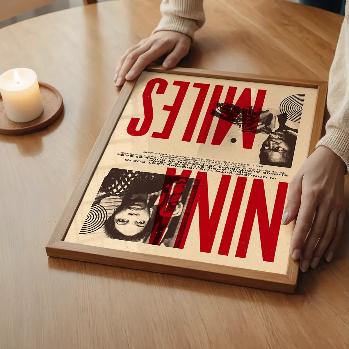 Nina Simone & Miles Davis Concert Print