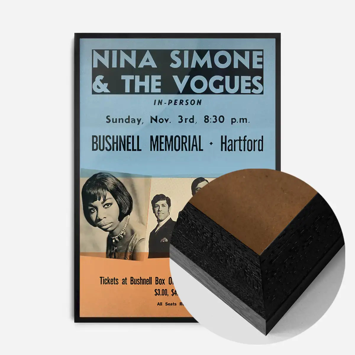 Nina Simone & The Vogues Concert Print